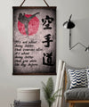 KA010 - It's Not About Being Better Than Someone Else - It's About Being Better Than You Were The Day Before - Karate Kanji - Vertical Poster - Vertical Canvas - Karate Poster - Karate Canvas