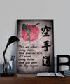 KA010 - It's Not About Being Better Than Someone Else - It's About Being Better Than You Were The Day Before - Karate Kanji - Vertical Poster - Vertical Canvas - Karate Poster - Karate Canvas