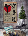 KA031 - Sometimes The Smallest Step In The Right Direction Ends Up Being The Biggest Step Of Your Life - Shotokan Karate - Vertical Poster - Vertical Canvas - Karate Poster - Karate Canvas
