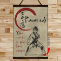 KA037 - Your Mind Is Your Best Weapon - Women - Karatedo - Vertical Poster - Vertical Canvas - Karate Poster - Karate Canvas