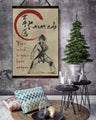 KA037 - Your Mind Is Your Best Weapon - Women - Karatedo - Vertical Poster - Vertical Canvas - Karate Poster - Karate Canvas