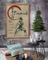 KA037 - Your Mind Is Your Best Weapon - Women - Karatedo - Vertical Poster - Vertical Canvas - Karate Poster - Karate Canvas