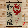 KA038 - Your Mind Is Your Best Weapon - Wado Ryu Karate - Vertical Poster - Vertical Canvas - Karate Poster - Karate Canvas