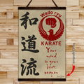 KA038 - Your Mind Is Your Best Weapon - Wado Ryu Karate - Vertical Poster - Vertical Canvas - Karate Poster - Karate Canvas
