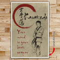 KA039 - Your Mind Is Your Best Weapon - Men - Karatedo - Vertical Poster - Vertical Canvas - Karate Poster - Karate Canvas