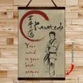 KA039 - Your Mind Is Your Best Weapon - Men - Karatedo - Vertical Poster - Vertical Canvas - Karate Poster - Karate Canvas
