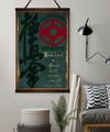 KA043 - Work Hard In Silence - Let Success Make All The Noise - Kyokushin Karate - Vertical Poster - Vertical Canvas - Karate Poster - Karate Canvas