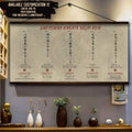 KA046 - Shotokan Karate Dojo Kun - Horizontal Poster - Horizontal Canvas - Karate Poster - Karate Canvas
