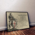 KT004 - Make No Mistake - English - Knight Templar Poster
