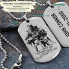 KTD016 - I'm Not Going To Lose - Knight Templar  - Engrave Silver Dogtag