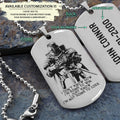KTD016 - I'm Not Going To Lose - Knight Templar  - Engrave Silver Dogtag