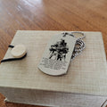 KTD017 - IF - Show No Mercy - Knight Templar  - Engrave Silver Dogtag