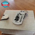 KTD020 - Brothers Forever - Knights Templar - Silver Double-Sided Dog Tag