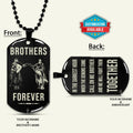 KTD025 - Brothers Forever - Call On Me Brother - Knights Templar - Black Double-Sided Dog Tag