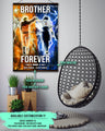 NA002 - Brother Forever - Uzumaki Naruto  - Uchiha Sasuke - Vertical Poster - Vertical Canvas - Naruto Poster - Naruto Canvas