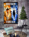 NA002 - Brother Forever - Uzumaki Naruto  - Uchiha Sasuke - Vertical Poster - Vertical Canvas - Naruto Poster - Naruto Canvas
