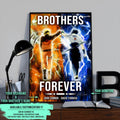 NA003 - Brothers Forever - Uzumaki Naruto  - Uchiha Sasuke - Vertical Poster - Vertical Canvas - Naruto Poster