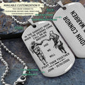 NAD001 - Call On Me Brother - English - Naruto - Sasuke - Engrave Silver Dog Tag