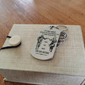 NAD016 - It's Not About Being Better Than Someone Else - It's About Being Better Than You Were The Day Before - Uzumaki Naruto - Uchiha Sasuke - Naruto Dog Tag - Engrave Silver Dog Tag