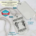 NAD032 - Brothers Forever - Uzumaki Naruto - Uchiha Sasuke - Naruto Dog Tag - Engrave Silver Dog Tag