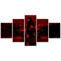 Naruto - 5 Pieces Wall Art - Uchiha Sasuke - Printed Wall Pictures Home Decor - Naruto Poster - Naruto Canvas