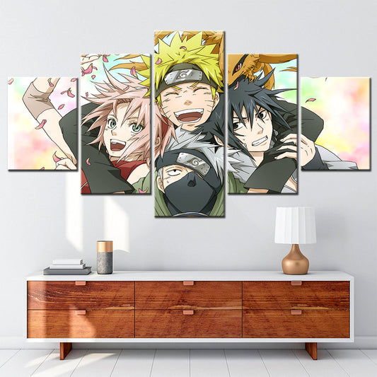 Naruto Canvas Wall Art - NA5120 - Uzumaki Naruto - Uchiha Sasuke - Kakashi Hatake - Sakura Haruno