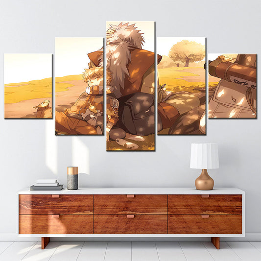 Naruto Canvas Wall Art - NA5121 - Uzumaki Naruto and Jiraiya