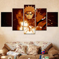 Naruto - 5 Pieces Wall Art - Uzumaki Naruto 5 - Printed Wall Pictures Home Decor - Naruto Poster - Naruto Canvas