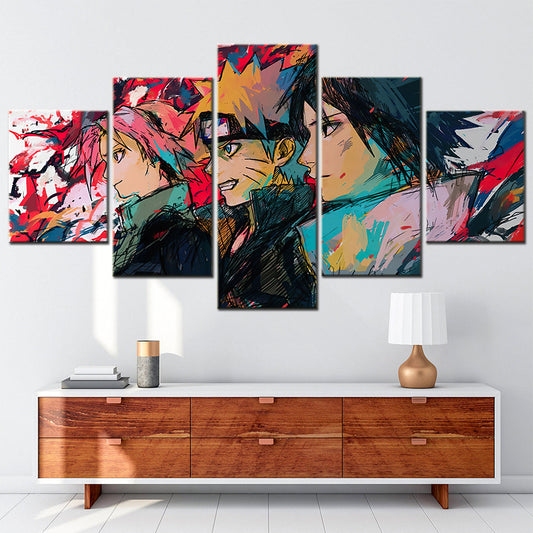 Naruto Canvas Wall Art - NA5127 - Uzumaki Naruto - Uchiha Sasuke - Sakura Haruno