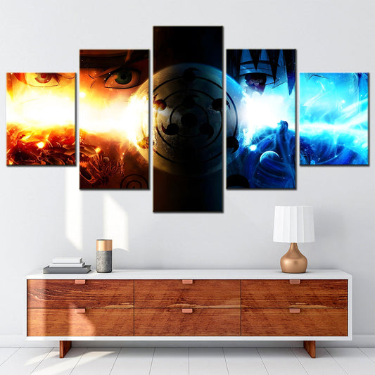 Naruto Canvas Wall Art - NA5132 - Uzumaki Naruto - Uchiha Sasuke