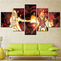 Naruto - 5 Pieces Wall Art - Uzumaki Naruto - Uchiha Sasuke 9 - Printed Wall Pictures Home Decor - Naruto Poster - Naruto Canvas