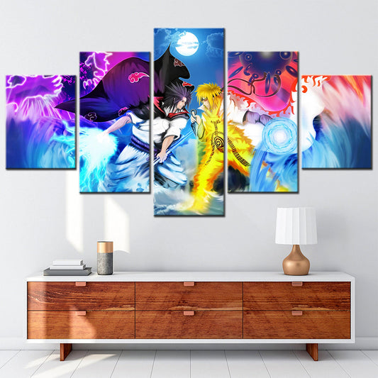 Naruto Canvas Wall Art - NA5147 - Uzumaki Naruto - Uchiha Sasuke