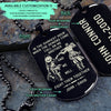 OPD010 - Call On me Brother - Monkey D. Luffy - Roronoa Zoro - One Piece Dog Tag - Engrave Black Dog Tag