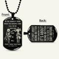 OPD027 - Call On Me Brother - It's Not About Being Better Than Someone Else - It's About Being Better Than You Were The Day Before - Monkey D. Luffy - Roronoa Zoro - One Piece Dog Tag - Engrave Double Sided Black Dog Tag