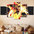 One Piece - 5 Pieces Wall Art - Portgas D. Ace - Printed Wall Pictures Home Decor - One Piece Poster - One Piece Canvas