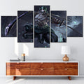 One Piece - 5 Pieces Wall Art - Roronoa Zoro 5 - Printed Wall Pictures Home Decor - One Piece Poster - One Piece Canvas
