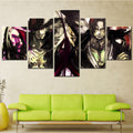 One Piece - 5 Pieces Wall Art - Shanks - Portgas D. Ace - Printed Wall Pictures Home Decor - One Piece Poster - One Piece Canvas