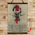 SA053 - IF - Show No Mercy - Vertical Poster - Vertical Canvas - Samurai Poster