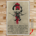 SA053 - IF - Show No Mercy - Vertical Poster - Vertical Canvas - Samurai Poster