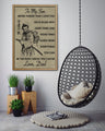 SA058 - To My Son - English - Vertical Poster - Vertical Canvas - Samurai Poster