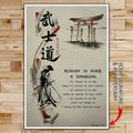 SA078 - Nobody Is Born A Warrior - English - Vertical Poster - Vertical Canvas - Samurai Poster