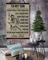 SA081 - To My Son - English - Vertical Poster - Vertical Canvas - Samurai Poster
