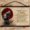 SA093 - Nobody - English - Horizontal Poster - Horizontal Canvas - Samurai Poster