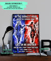 SA099 - Call On me Brother - Bushido - Katana - Ronin - Miyamoto Musashi - Vertical Poster - Vertical Canvas - Samurai Poster - Samurai Canvas