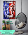 SA100 - Brother Forever - Bushido - Katana - Ronin - Miyamoto Musashi - Vertical Poster - Vertical Canvas - Samurai Poster - Samurai Canvas