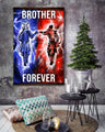 SA100 - Brother Forever - Bushido - Katana - Ronin - Miyamoto Musashi - Vertical Poster - Vertical Canvas - Samurai Poster - Samurai Canvas