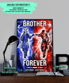 SA100 - Brother Forever - Bushido - Katana - Ronin - Miyamoto Musashi - Vertical Poster - Vertical Canvas - Samurai Poster - Samurai Canvas