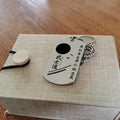 SAD008 - The Seven Virtures Of Bushido - Samurai - Engrave Silver Dog Tag