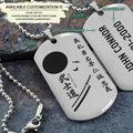 SAD008 - The Seven Virtures Of Bushido - Samurai - Engrave Silver Dog Tag