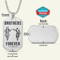 SAD052 - Brothers Forever - Samurai - Bushido - Katana - Ronin - Miyamoto Musashi - Silver Dog Tag